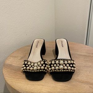 Jeffrey Campbell Sandals with Pearl Detail